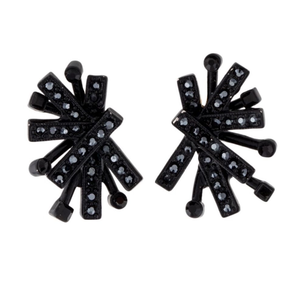 St. John crystal spark stud earrings